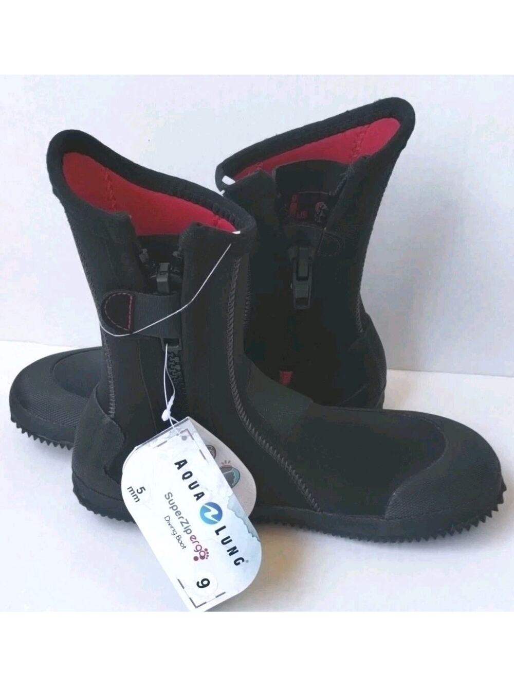Aqua Lung NEW 5mm Superzip Ergo Scuba Dive Beach Boots Diving Vacation Gear 9